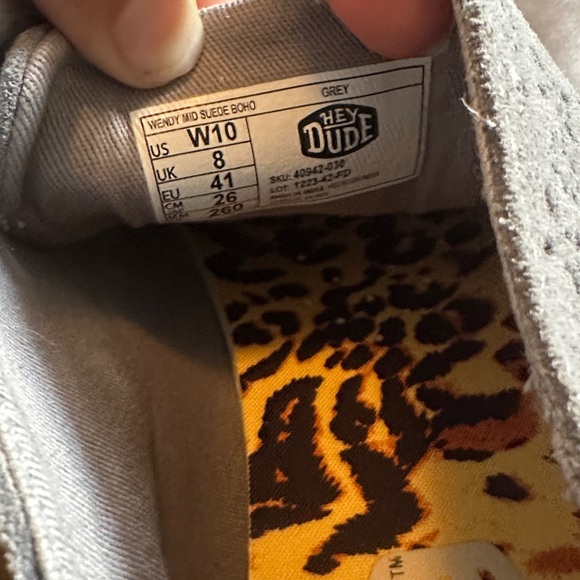 Hey dude Wendy boho Grey Casual Lace-Up Shoe - Picture 5 of 7